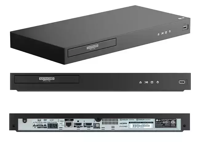 LG 4K Ultra HD HDR Dolby Vision Blu ray Player 3D model