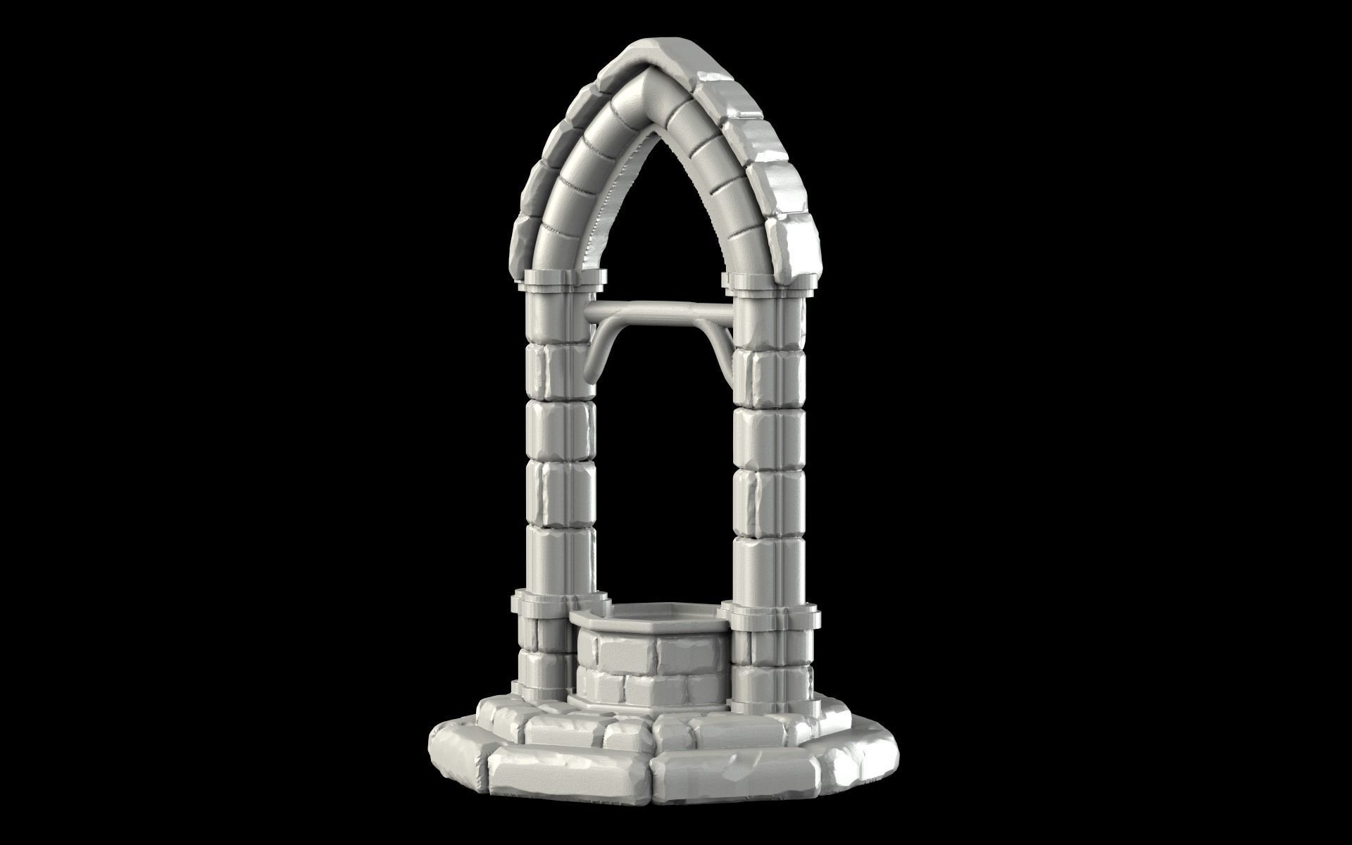 water well 3D print model_1