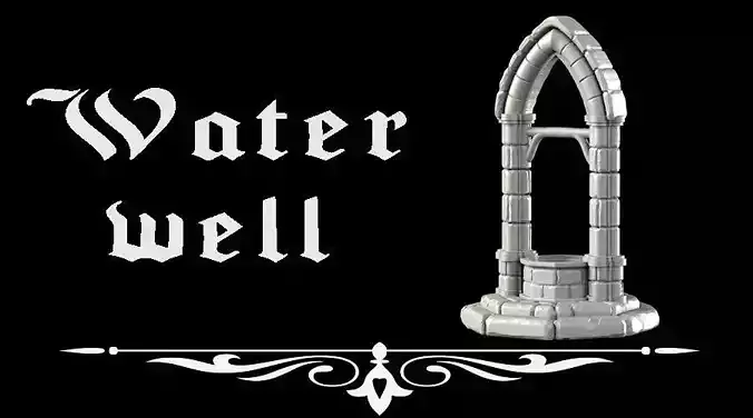 water well 3D print model