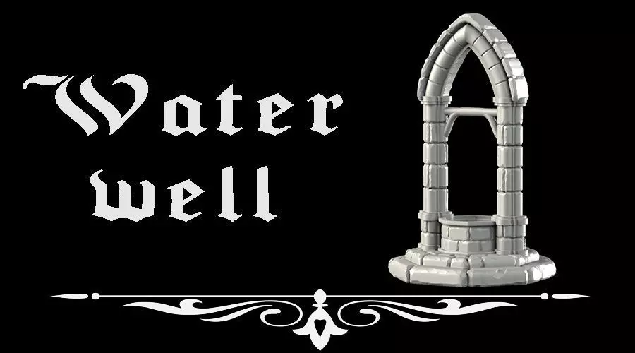 water well 3D print model_0