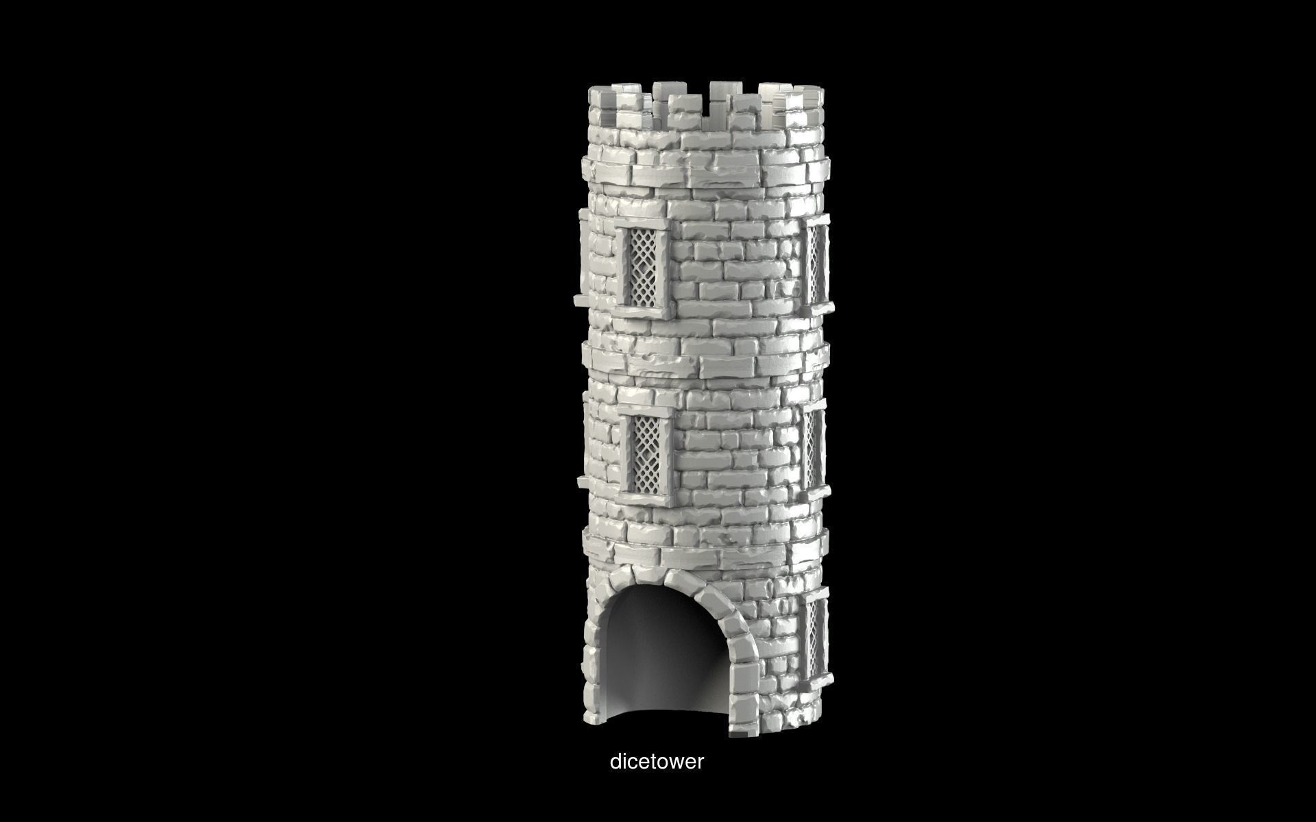 Cemetry gate Scenics Bundle 3D Model Collection_8