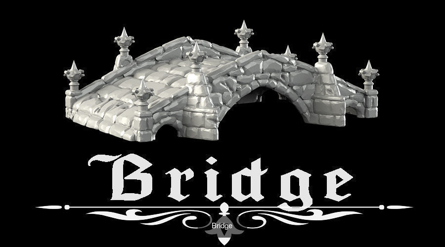 Cemetry gate Scenics Bundle 3D Model Collection_9