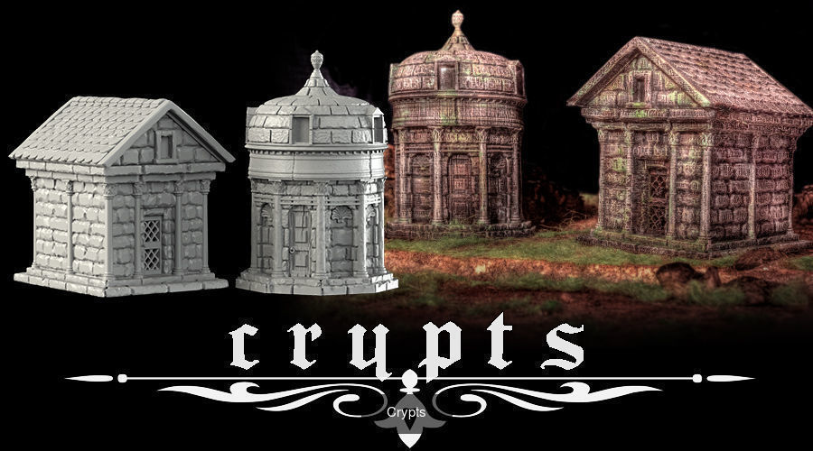 Cemetry gate Scenics Bundle 3D Model Collection_5