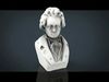 Beethoven Bust Low-poly 3D model_1