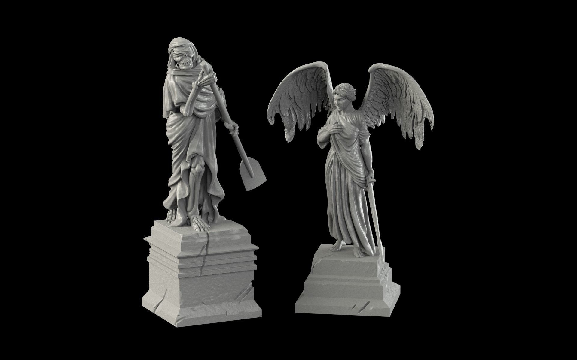Monumental graves 3D print model_4