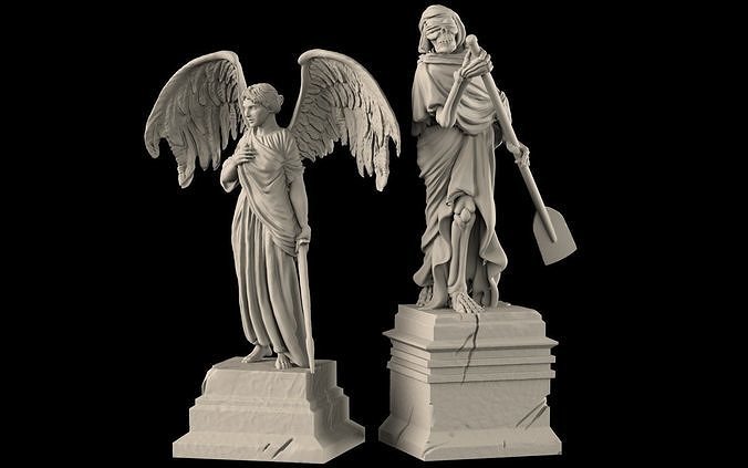 Monumental graves 3D print model