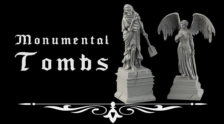 Monumental graves 3D print model_3
