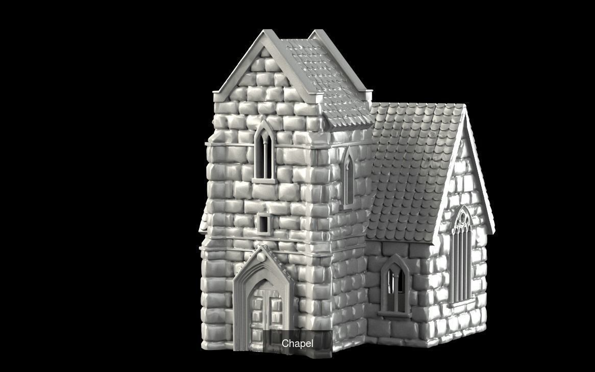 Cemetery Gate super Bundle 3D Model Collection_65