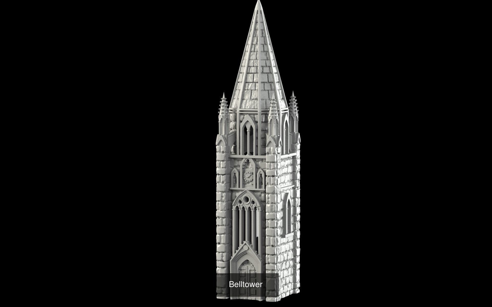 Cemetery Gate super Bundle 3D Model Collection_57