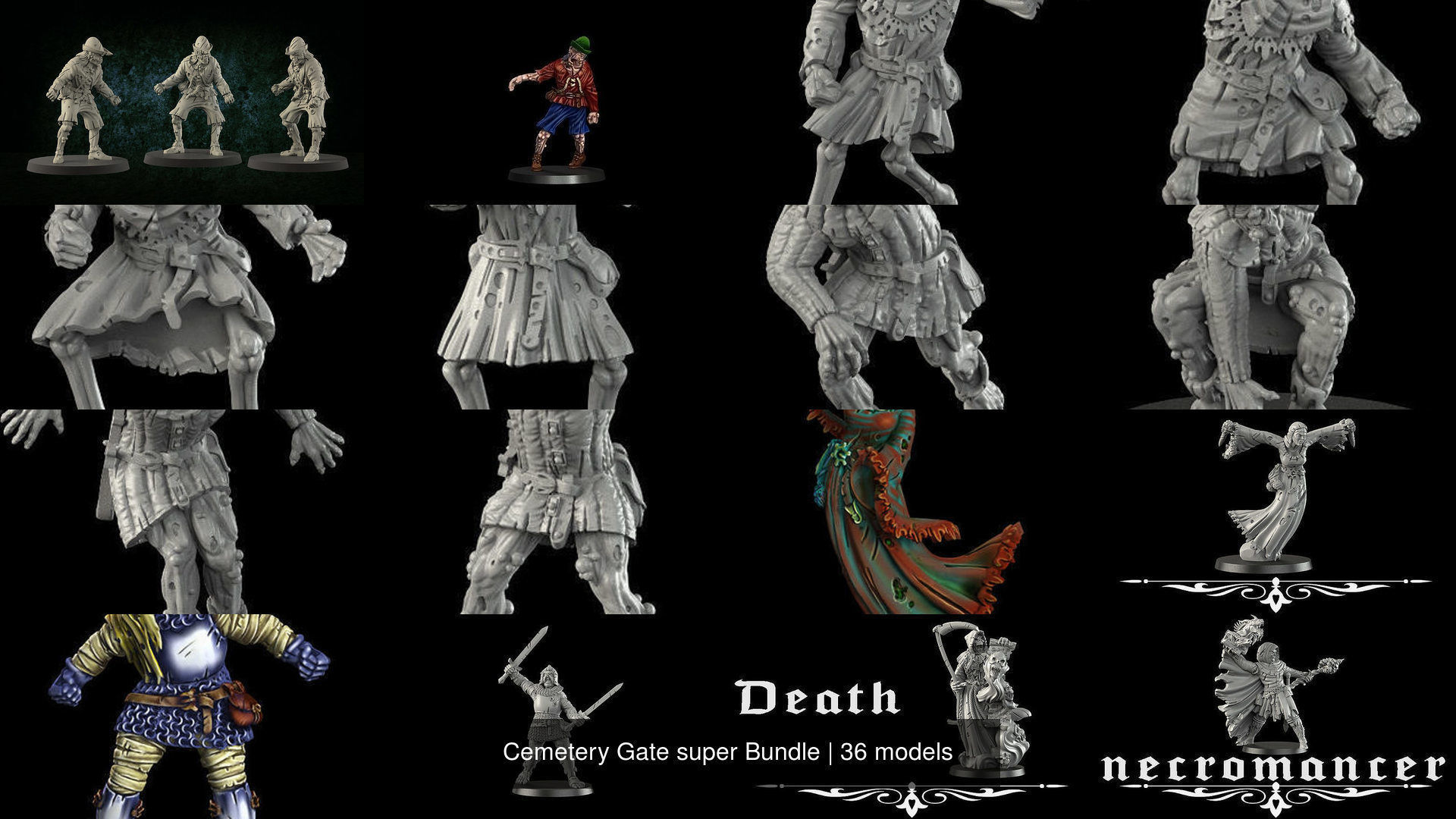 Cemetery Gate super Bundle 3D Model Collection_1