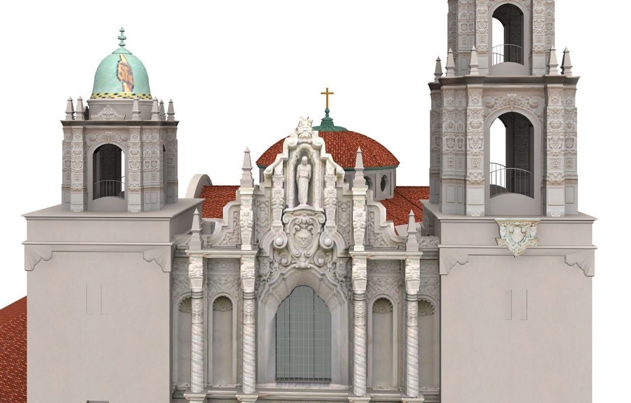 Mission San Francisco Asis 3D model_6