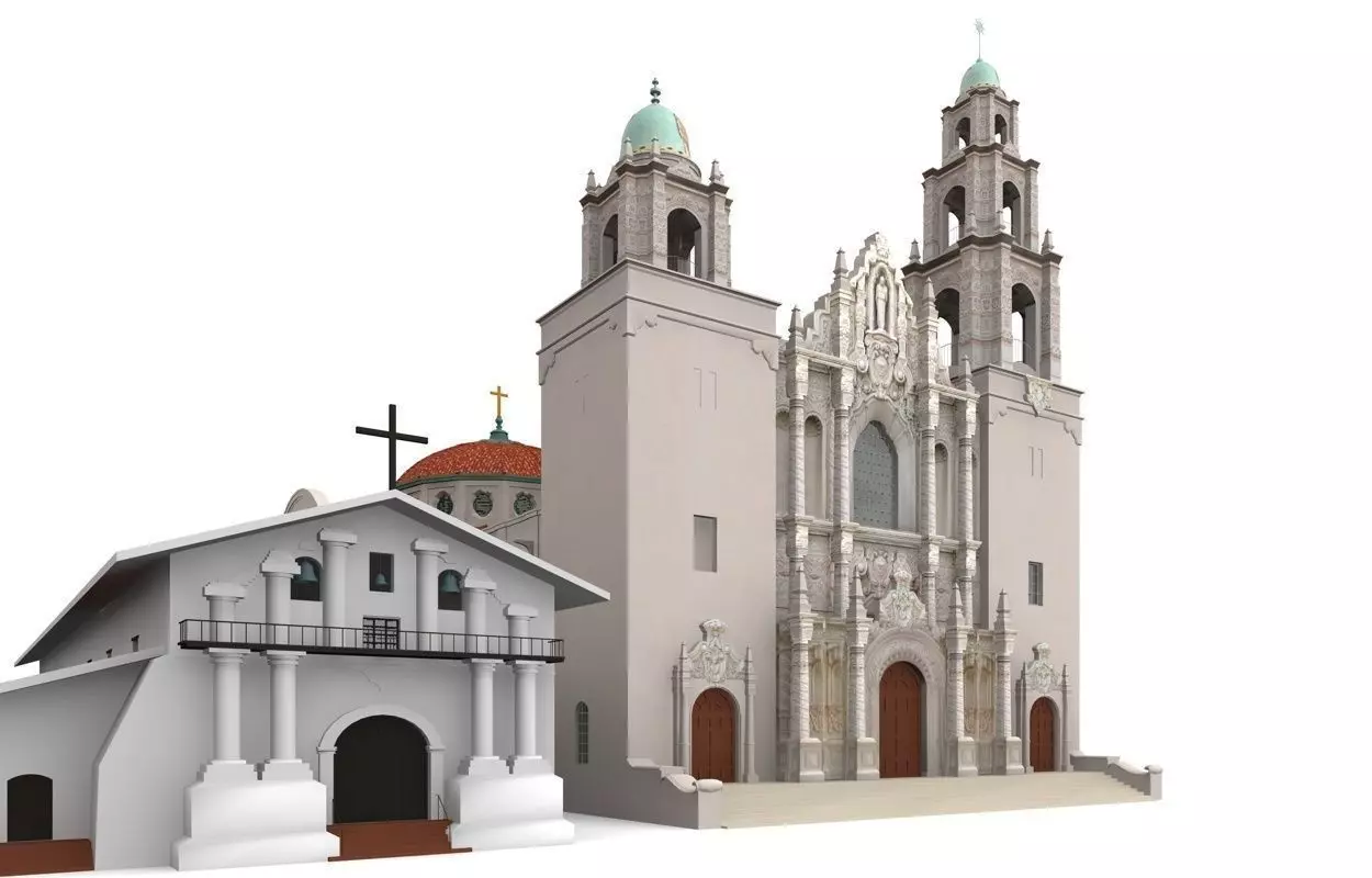 Mission San Francisco Asis 3D model_0