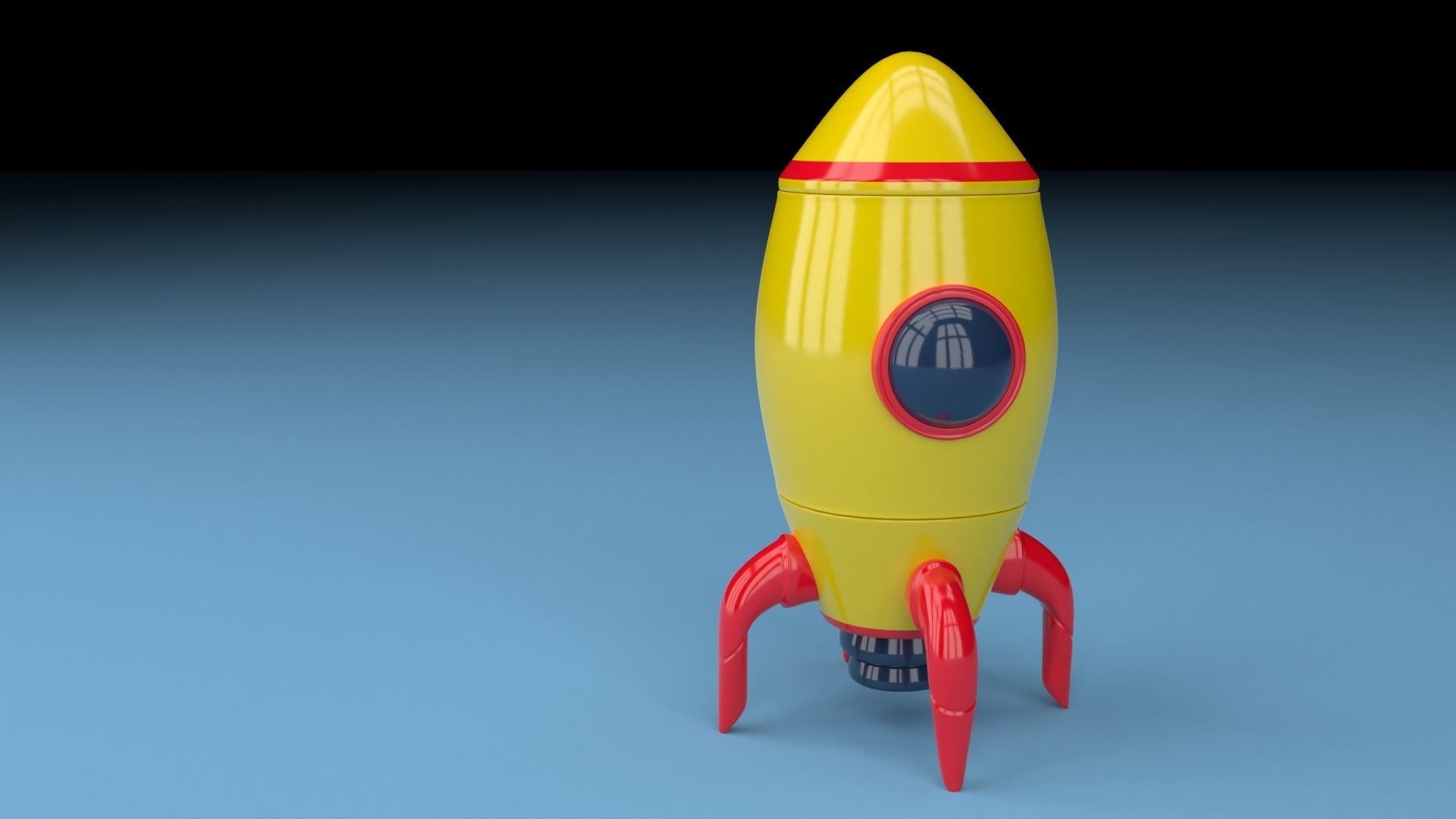 Rocket 7 3D model_1