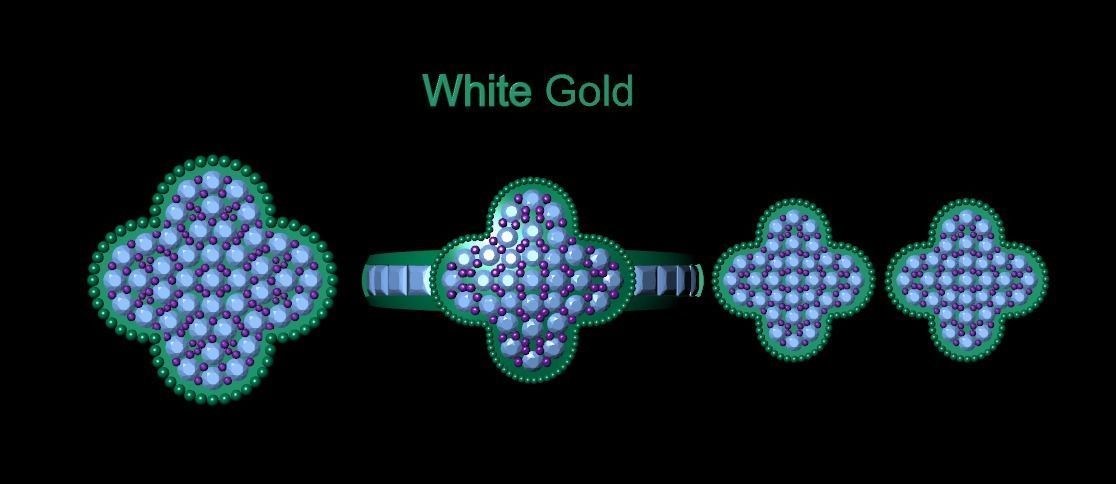 Ring earring and pendant 3D print model_5