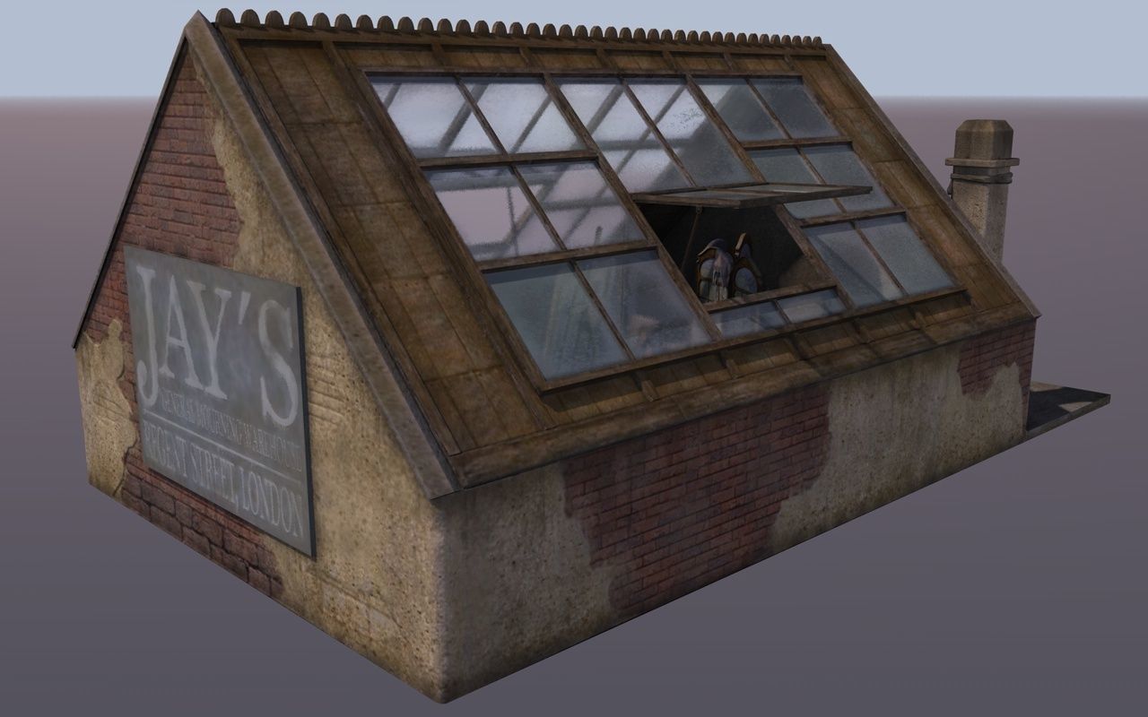 Atelier in the attic 3D model_3