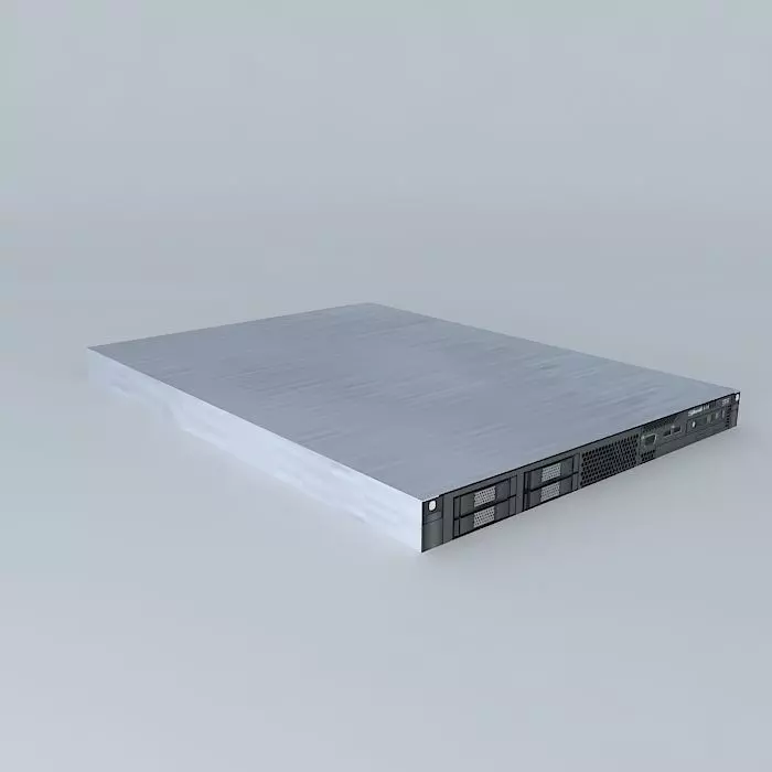 IBM 3550 1u Server 3D model 3D model_0