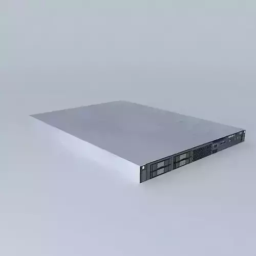 IBM 3550 1u Server 3D model