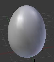 Brown egg 3D model_1