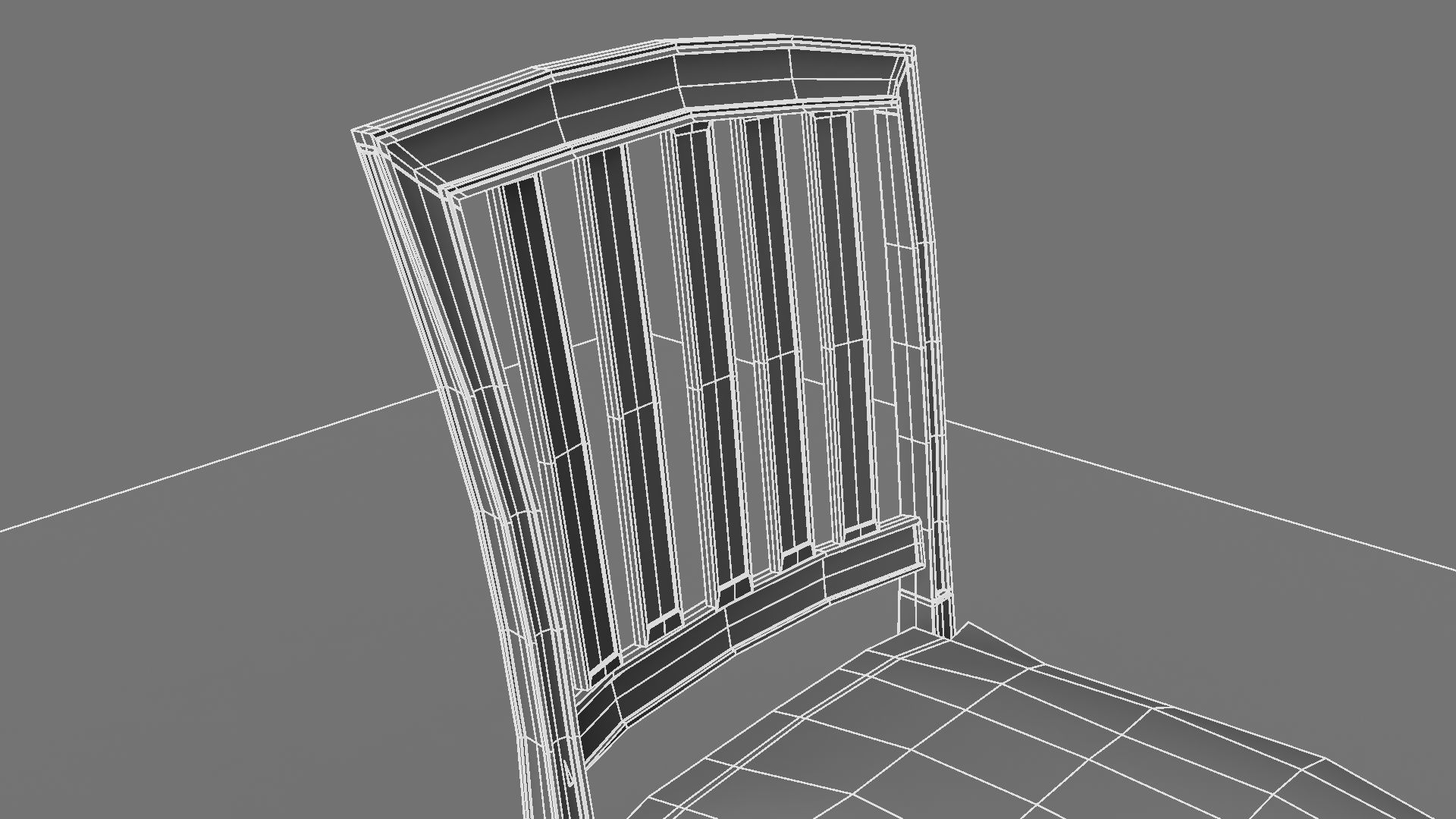 Chair dining 3D model_11