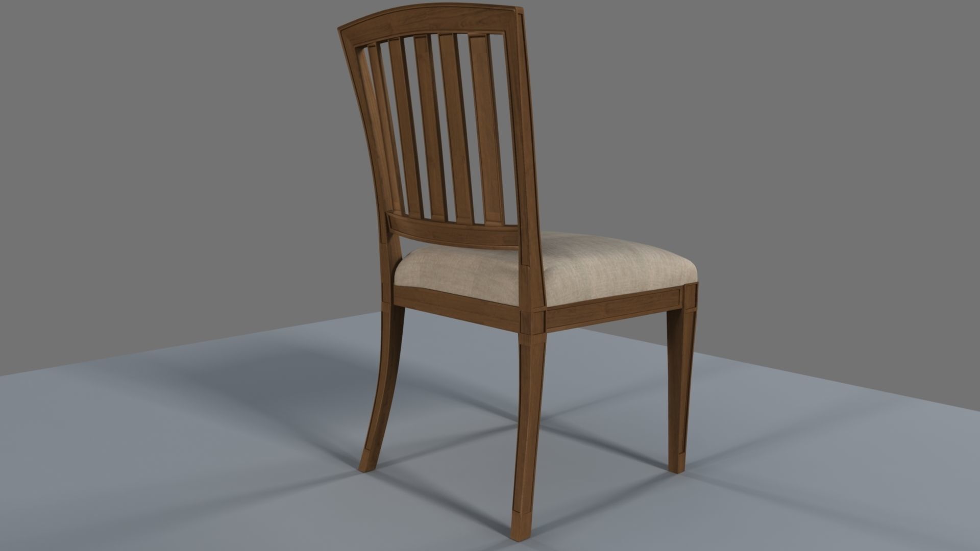 Chair dining 3D model_14