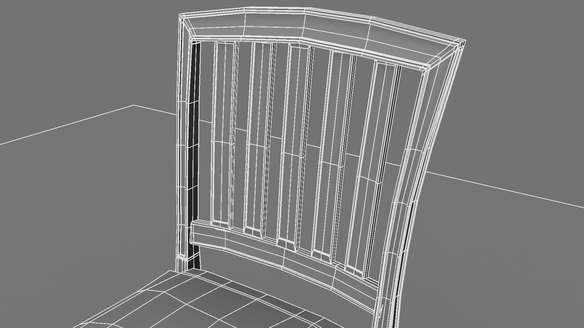 Chair dining 3D model_10