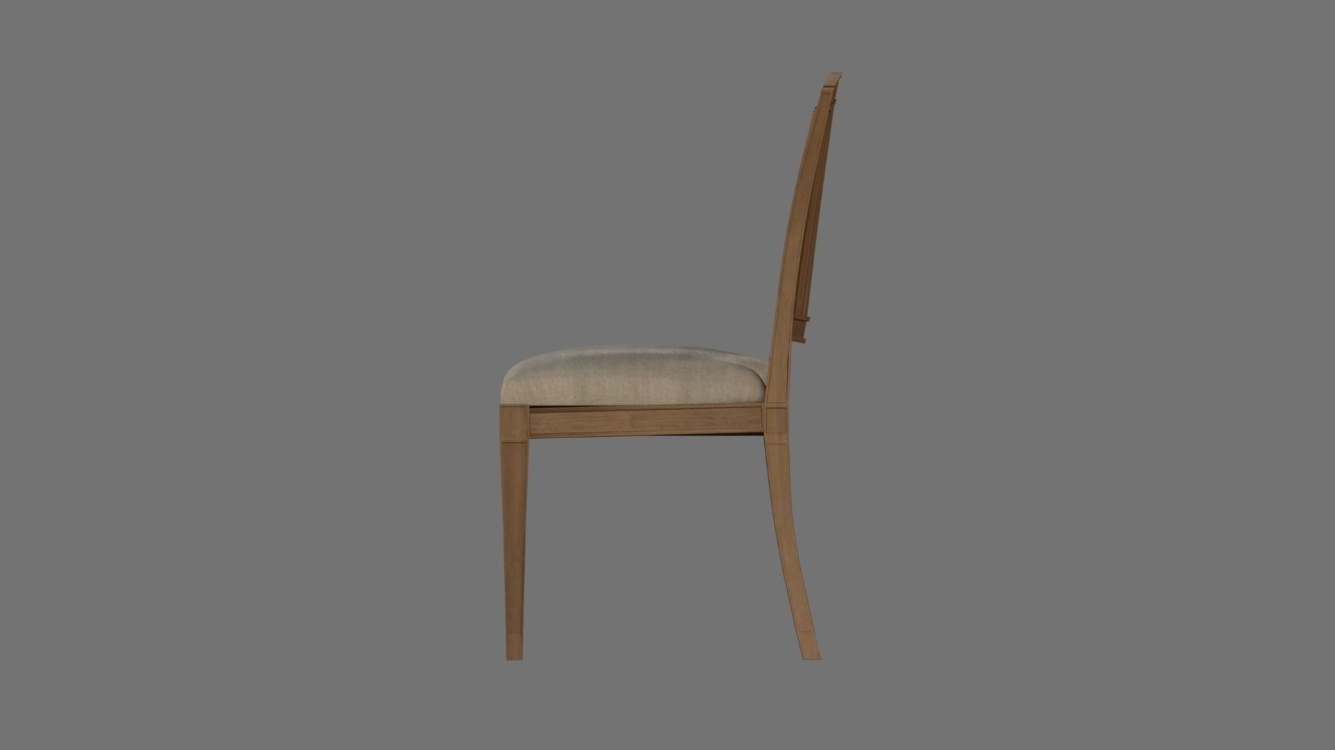 Chair dining 3D model_8