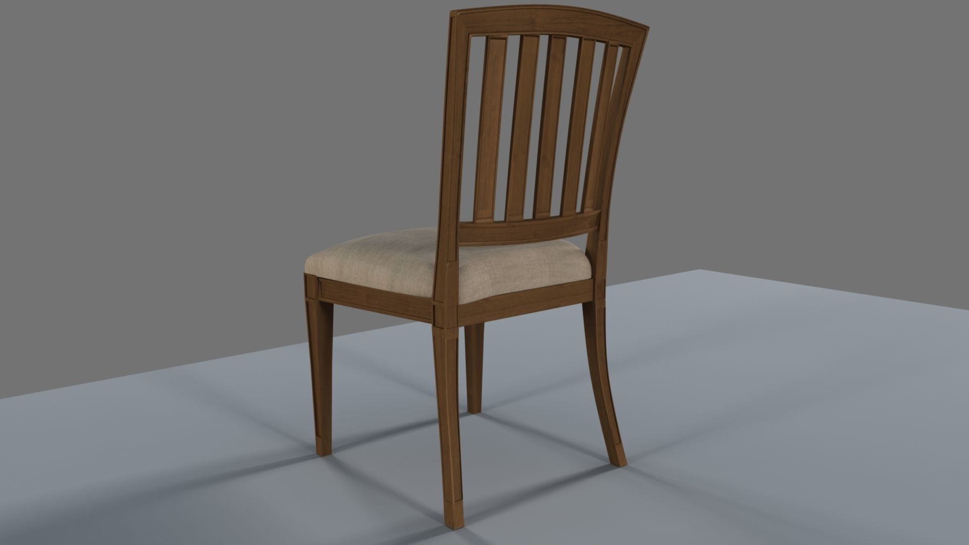 Chair dining 3D model_15