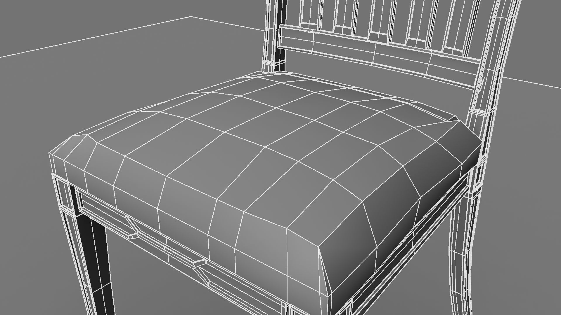 Chair dining 3D model_20