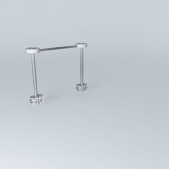 IPv6 OSPF Dual Stack test network configuration example 3D model_4