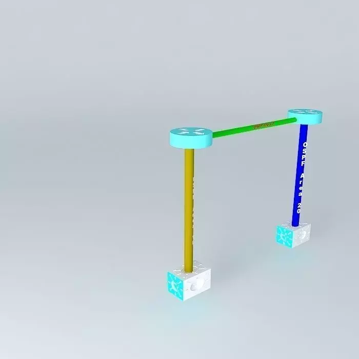 IPv6 OSPF Dual Stack test network configuration example 3D model_0