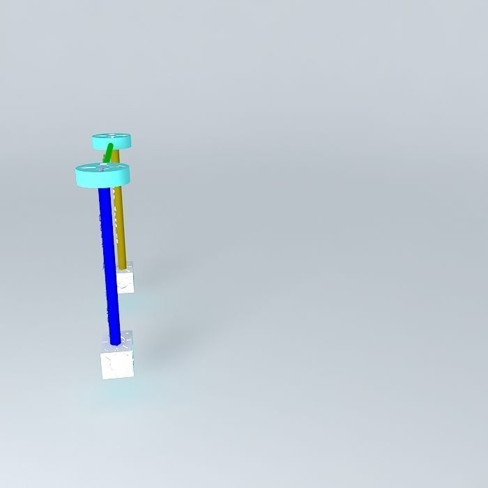 IPv6 OSPF Dual Stack test network configuration example 3D model_2