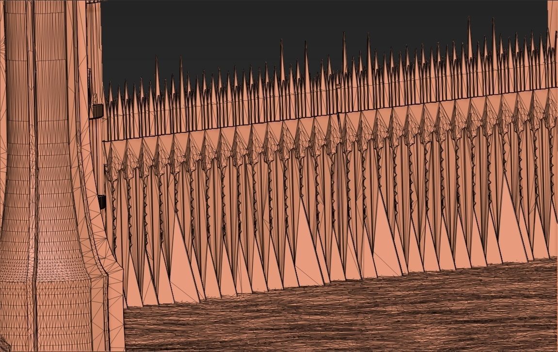 The Black Gate of Mordor from The Lord of the Rings stl obj  3D print model_29