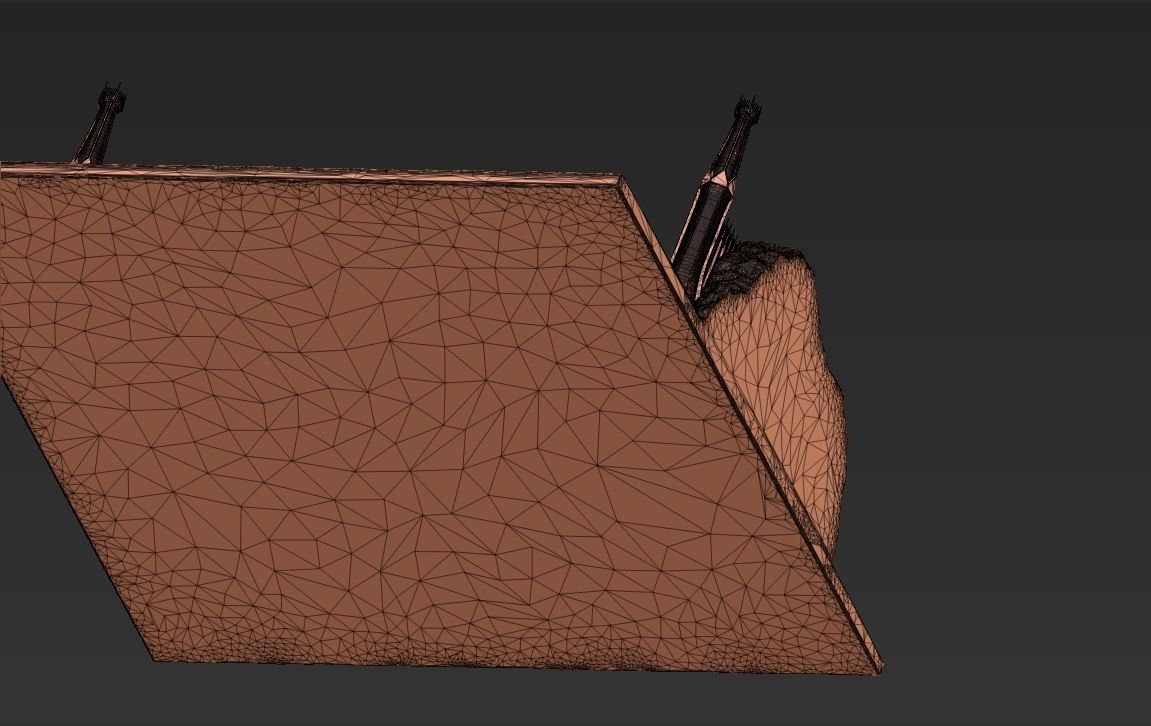 The Black Gate of Mordor from The Lord of the Rings stl obj  3D print model_33