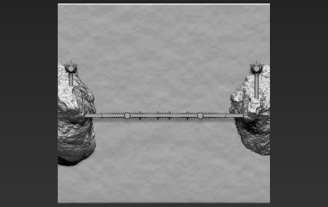 The Black Gate of Mordor from The Lord of the Rings stl obj  3D print model_27