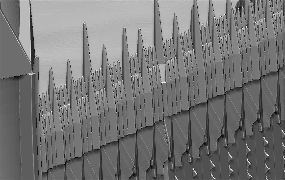 The Black Gate of Mordor from The Lord of the Rings stl obj  3D print model_22