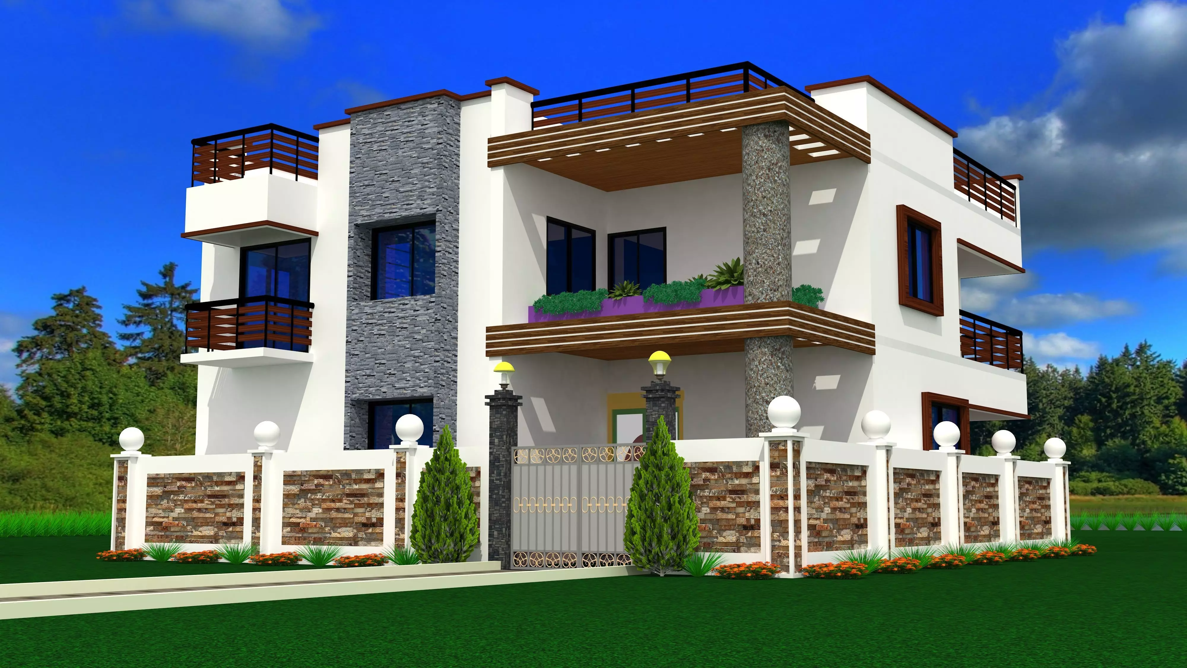 Sweet Home Model Exterior 3D model