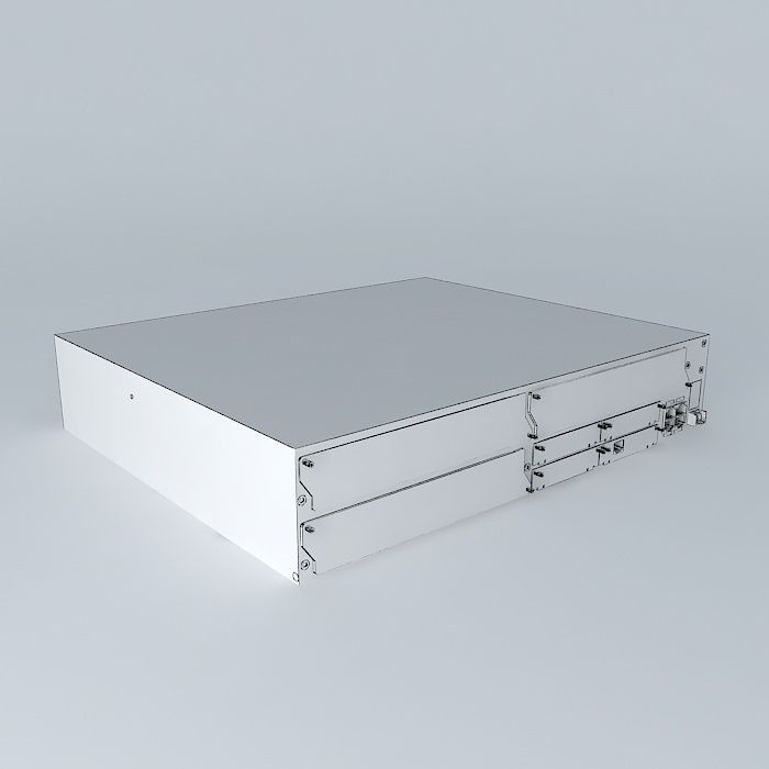 Ciso 3825 Router 3D model_3