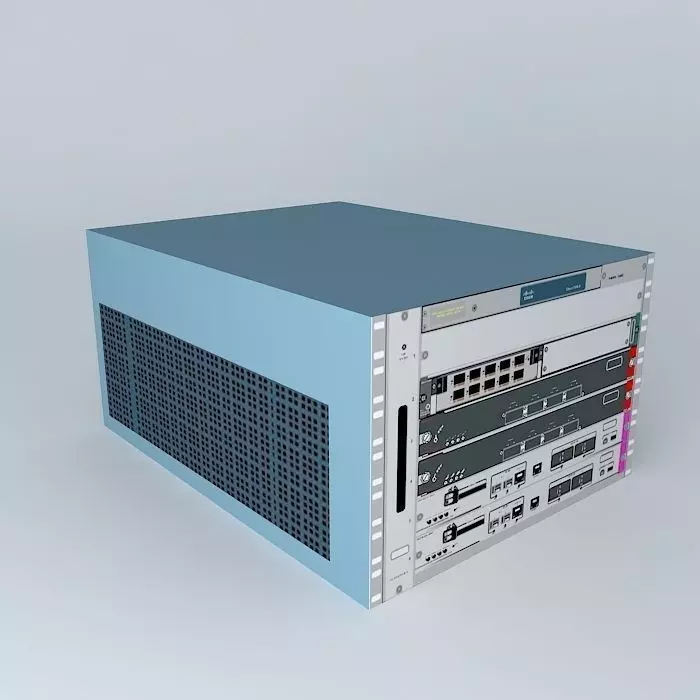 Cisco 7606s Router 3D model_0