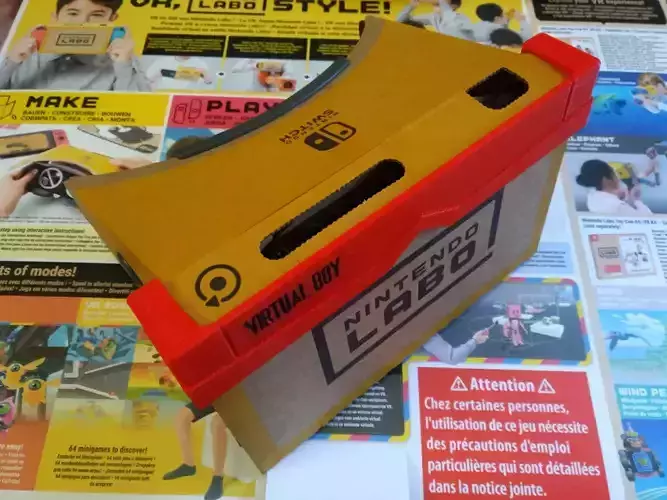 Virtual boy case for Nintendo labo VR-KIT 3D print model