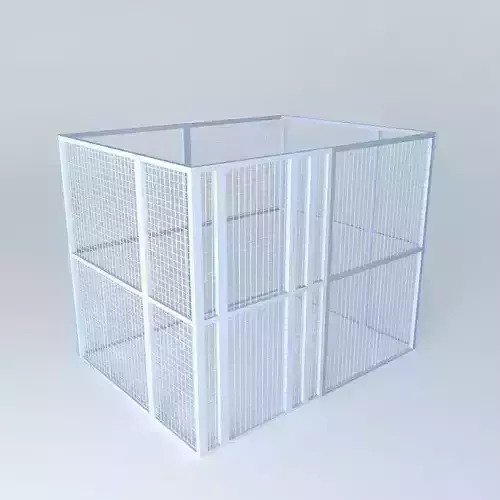 Wire Mesh Cage for Data Center Colocation