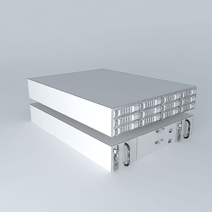 Dell MD3100 Network Disk Storage 3D model_3