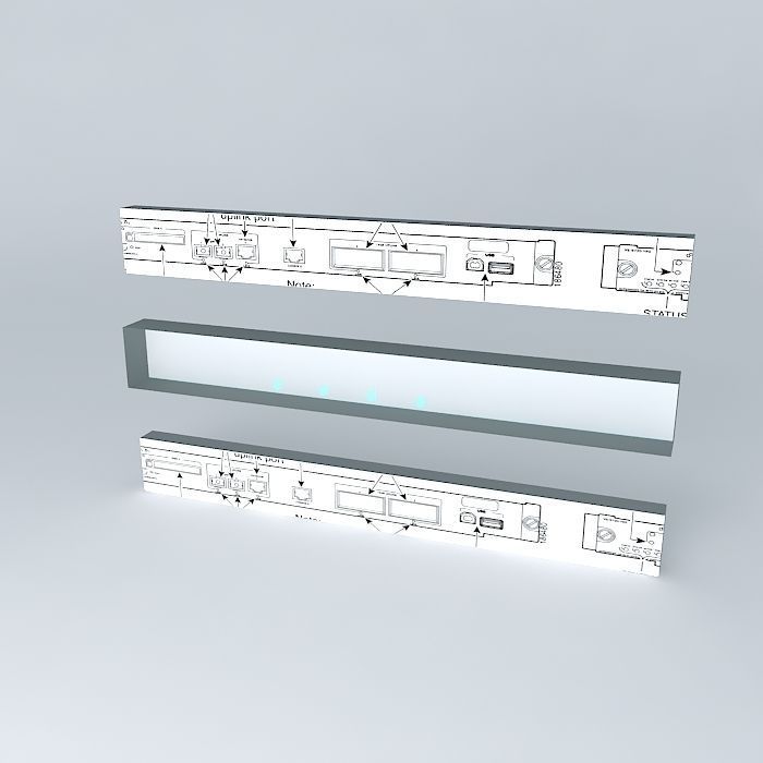 Cisco Catalyst 650x Line Cards 3D model_1