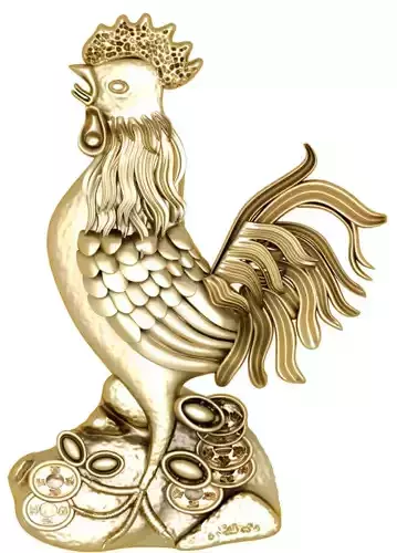 chicken pendant 3D great