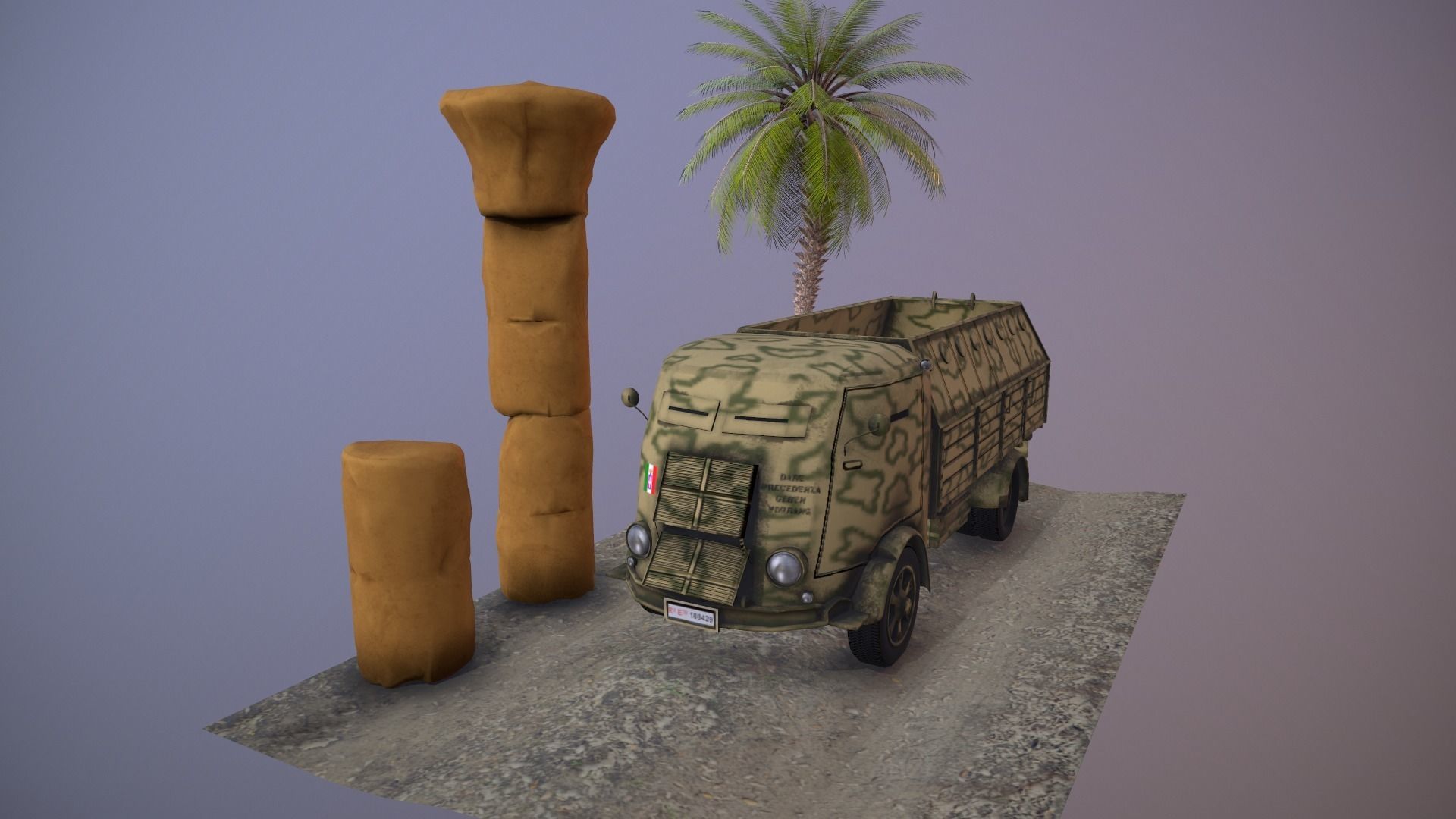 WW2 ITALIAN PACK 3D Model Collection_2