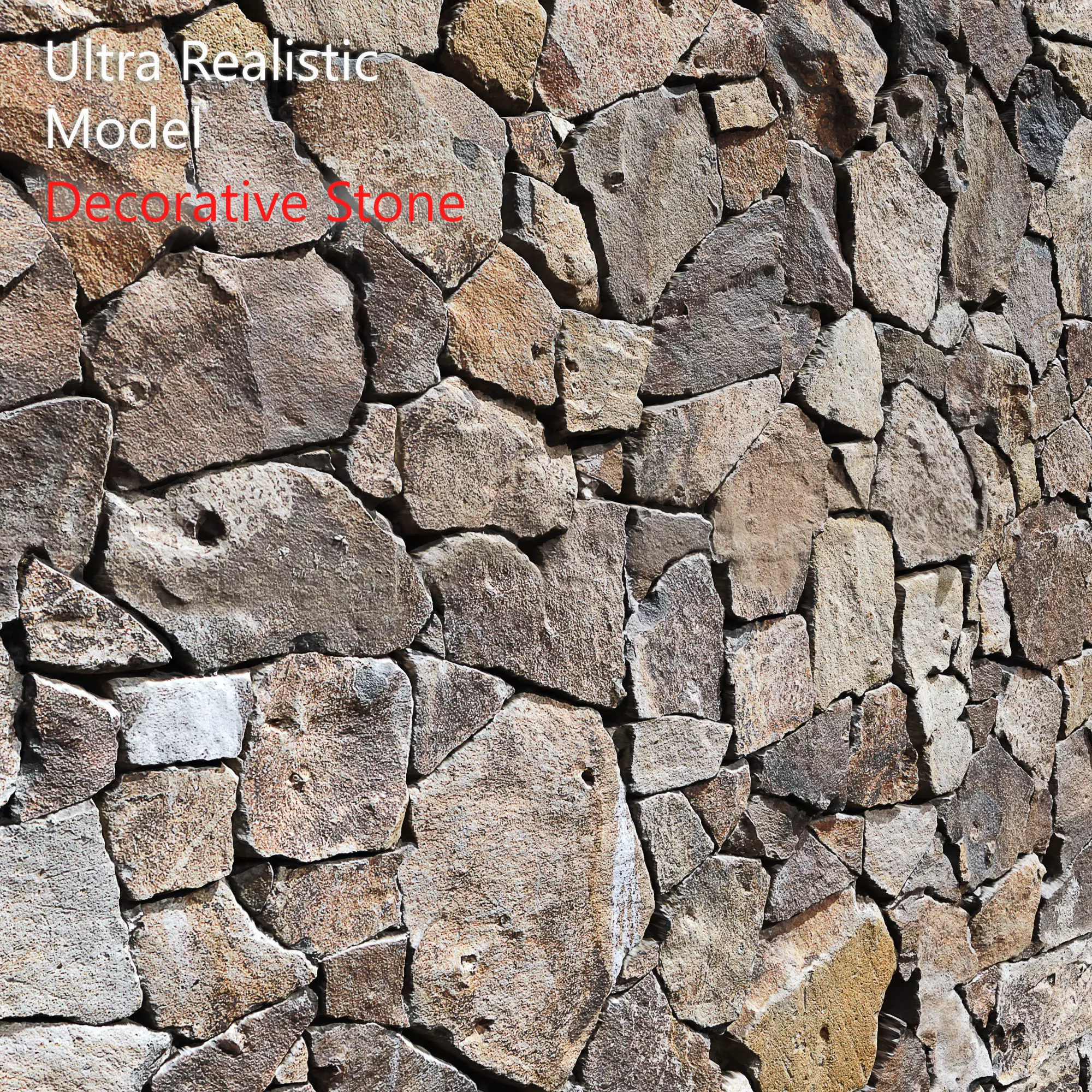 Decorative Stone 3D model_0