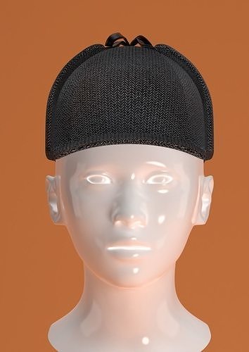 Deerstalker Hat Free low-poly 3D model