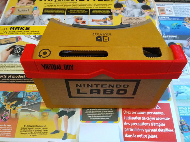 Customized frams for Nintendo labo vr-kit 3D print model