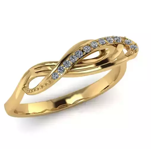 diamond Ring 4 3D print model