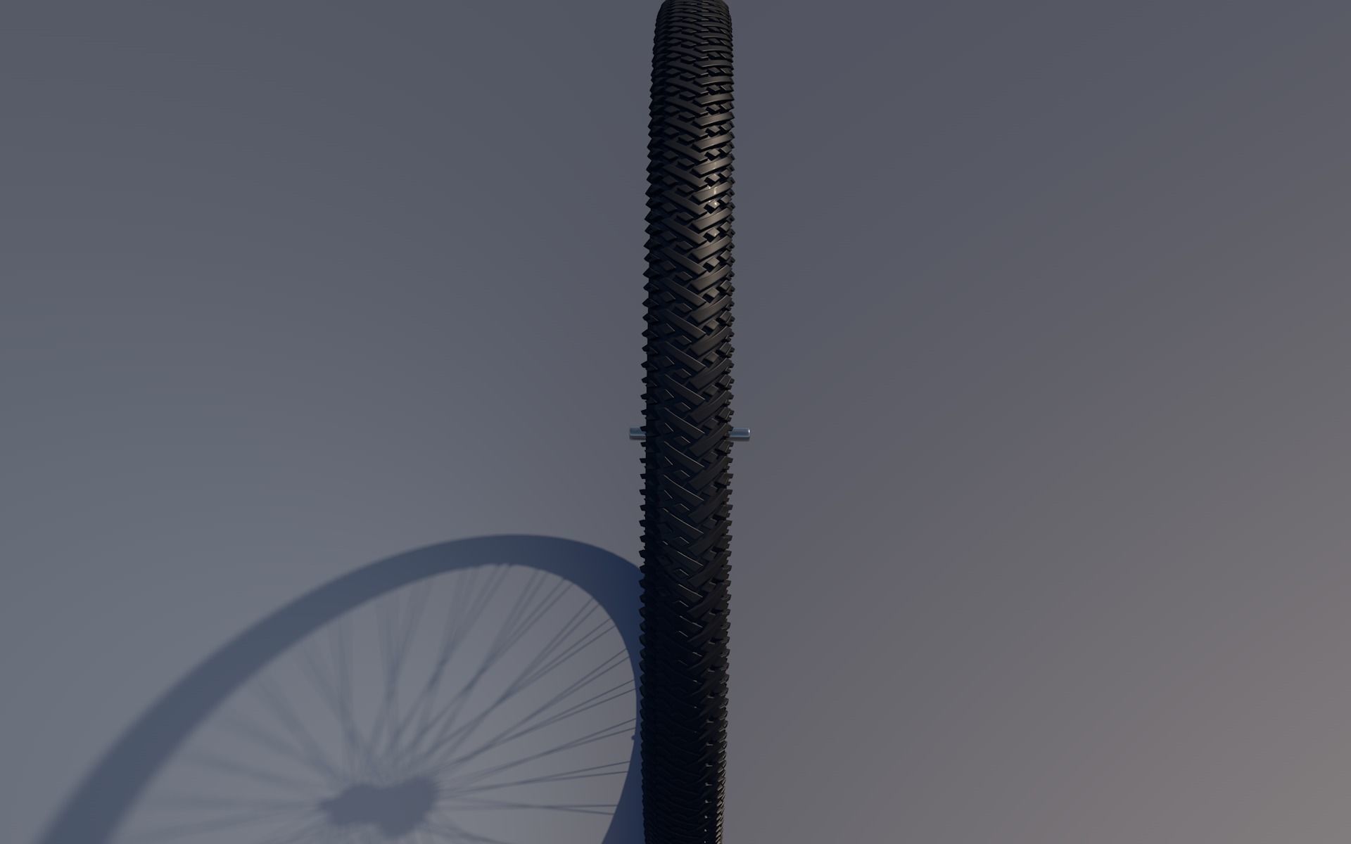 Bicycle wheel with spokes 3D model_5