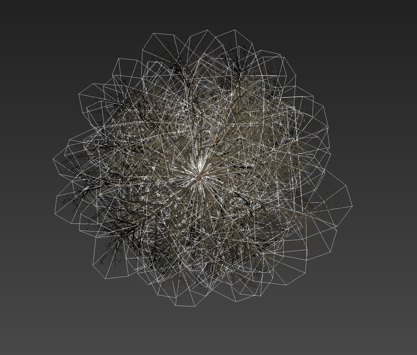 Tumbleweed LOW Low-poly 3D model_4